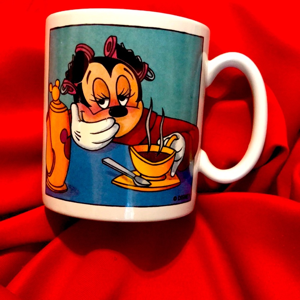sleepy mickey mouse coffee mug
